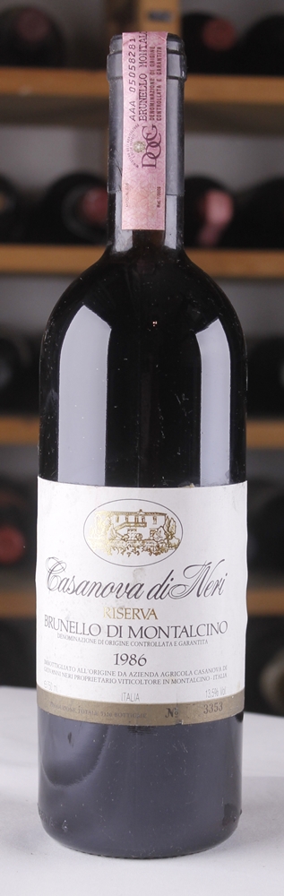 Brunello di Montalcino Riserva 1986